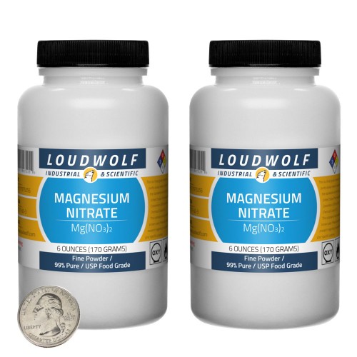 Magnesium Nitrate - 12 Ounces in 2 Bottles